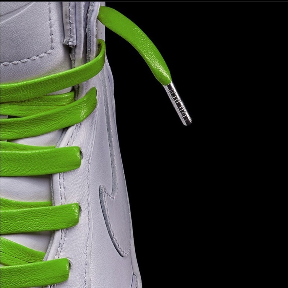 Real lamb leather shoelace - 72”